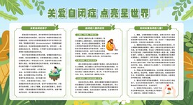 世界自闭症日孤独症日展板