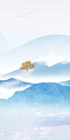 大气 高端山水玄关 TIF分层