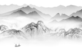 高档 意境高清山水 TiF分层