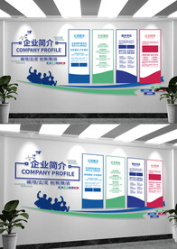 企业简介文化墙