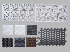 背景墙造型组合