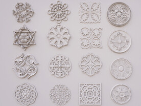 石膏雕花组合