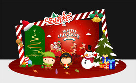 圣诞快乐美陈