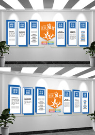 企业介绍文化墙 
