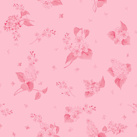 清新粉色小碎花