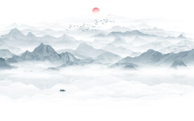 中式水墨山水