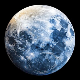 月球表面灯箱素材