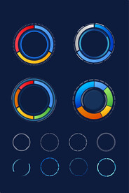 环图科技边框底衬元素