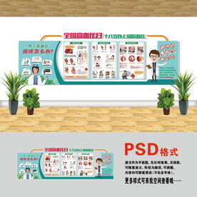 高血压文化墙