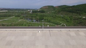 水库大坝湿地航拍