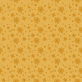 姜黄底女装碎花图案数码印花