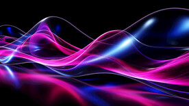 紫色发光科技线条背景