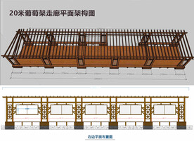 葡萄架平面架构图