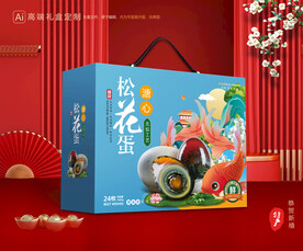 松花蛋包装 皮蛋礼盒