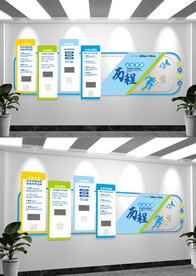 企业简介发展历程文化墙