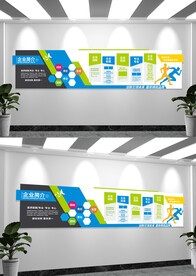 企业简介文化墙