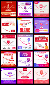 淘宝天猫618价格曲线趋势主图