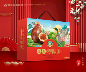 烤鸭蛋包装 咸鸭蛋礼盒