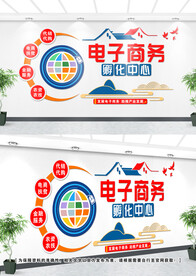 电商文化墙