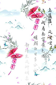 数码印花中国风