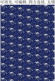 恐龙骨架 卡通图案