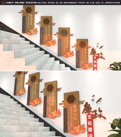 廉政楼梯文化墙