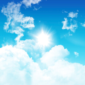 蓝天白云天花软膜吊顶