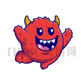 可爱卡通细菌病毒