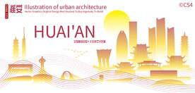 淮安城市建筑剪影