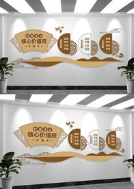 社会主义核心价值观文化墙