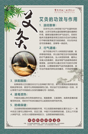 中医艾灸展板