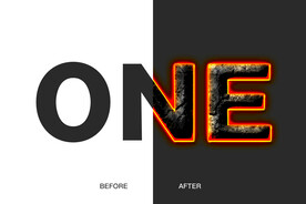 火焰特效字样式