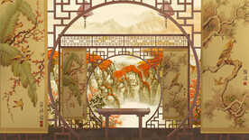 古风屏风