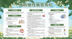慢性病防治知识宣传栏