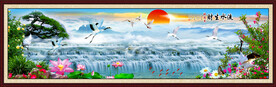 巨幅山水画