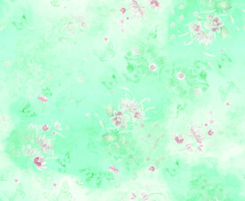 数码印花仙系荷花蝴蝶