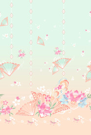 扇子 花