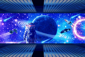 星空宇宙立体画