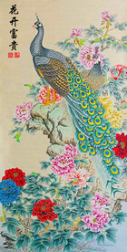 花开富贵工笔画