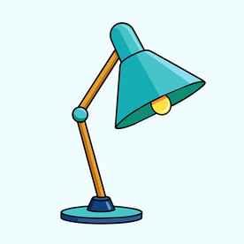矢量家居用品灯具台灯