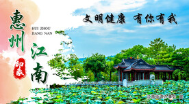 惠州江南印象海报画面
