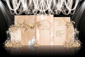 香槟色婚礼效果图