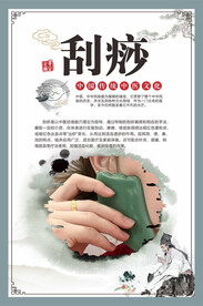 中医刮痧海报
