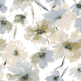 数码印花国风花朵