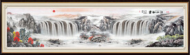 巨幅山水风景画