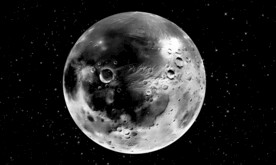 黑色星空太空月球背景墙