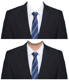 男人西装蓝领带证件照衣服素材
