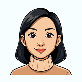 矢量人物美丽女人头像