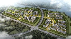 城市景观绿化设计效果图