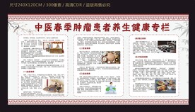春季肿瘤疾病中医养生健康专栏